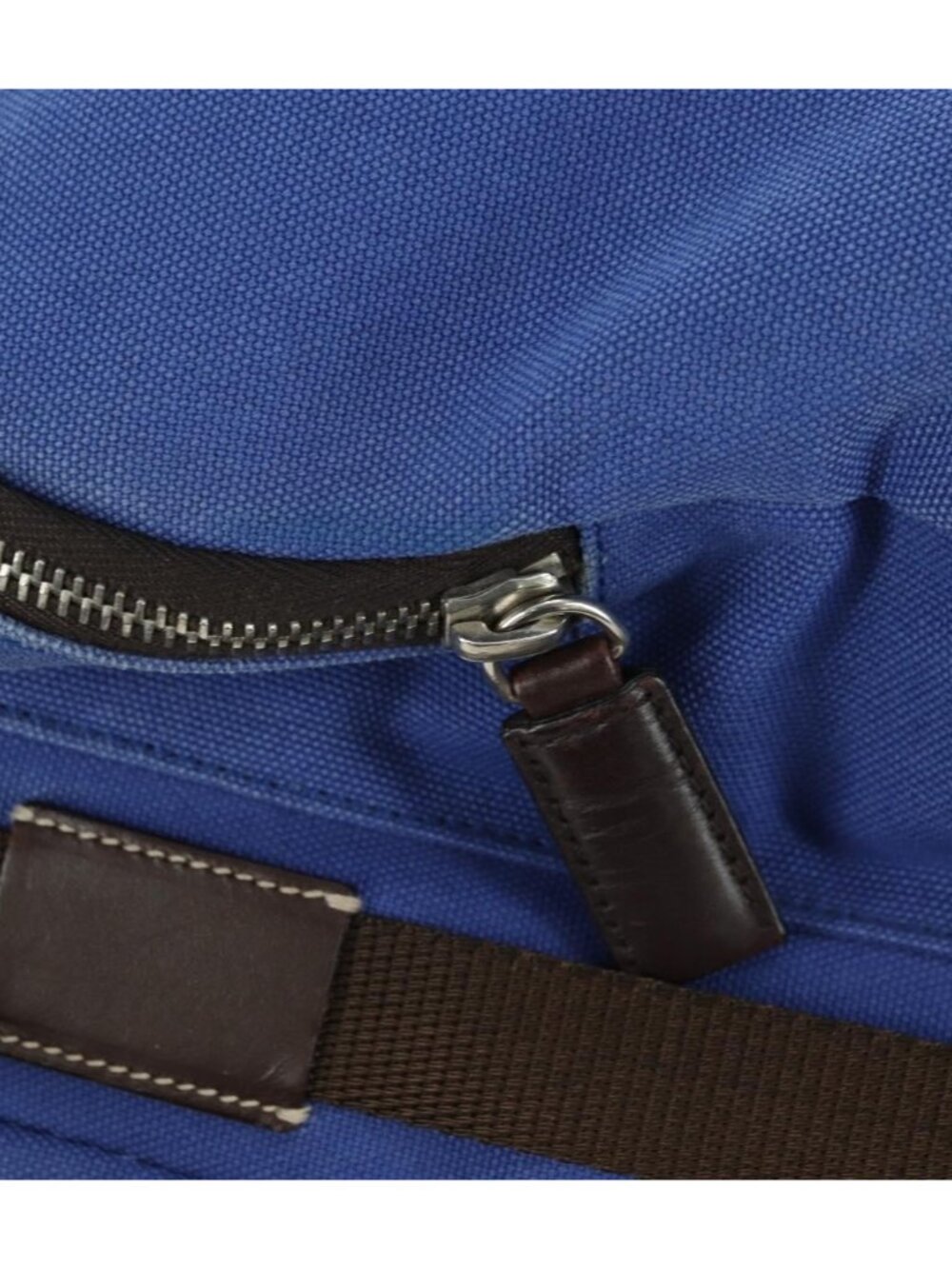 PRADA Backpack Canvas Blue Silver - Picture 12 of 16